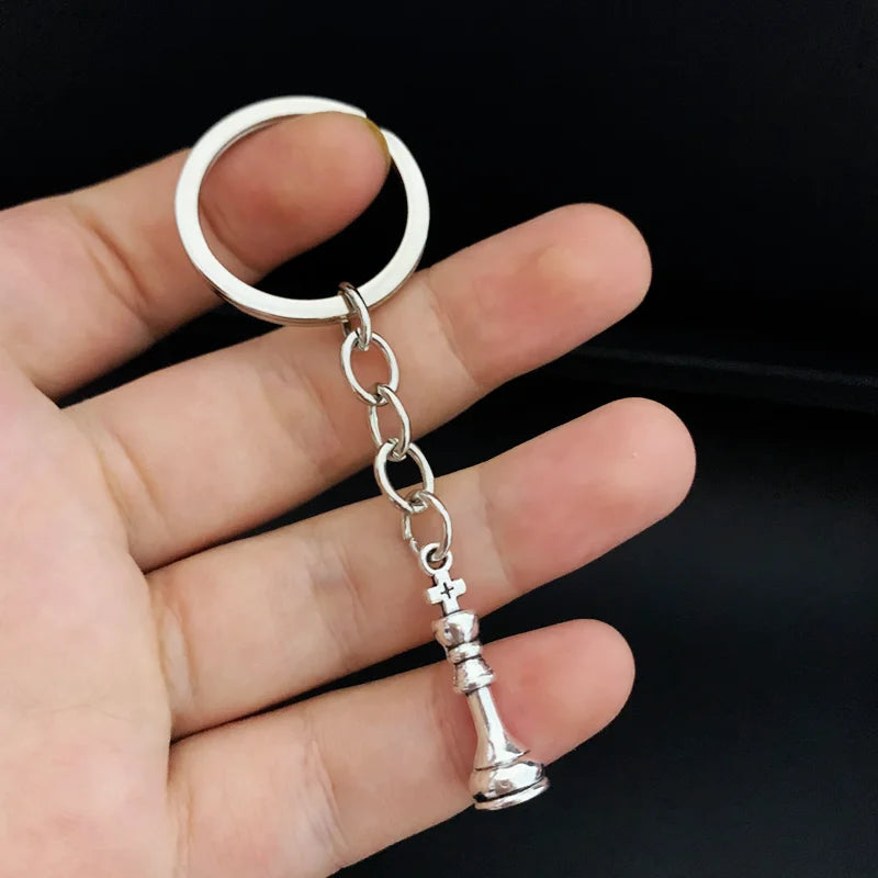 New Products/Chess and Card Pendant Keychain Alloy Pendant Keychain Entertainment Game Jewelry Discover Jewelry Gift Pi-Mart