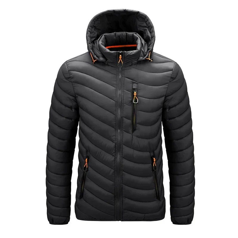 Warm Winter Jacket Men Windbreaker 2026 New Spring Hooded Soft Parkas Men's Fashion Casual High Quality Puffer Jacket Coat Male LadyShow.Store