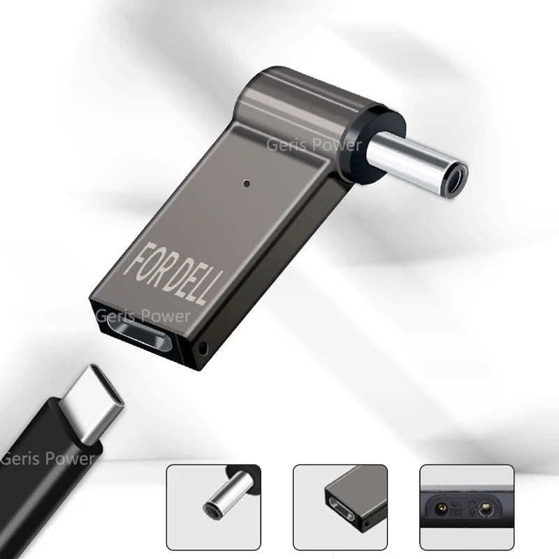 100W USB Type C Fast Charging Adapter Plug Connector Universal USB C Laptop Charger Converter for Dell Asus Hp Acer Lenovo Pi-Mart