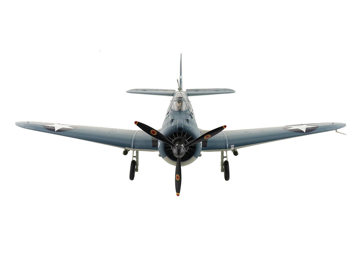 Douglas SBD-3 Dauntless Aircraft "Dusty Kleiss S-7 Scouting Six USS Enterprise" (1942) United States Navy "Premium Collection" 1/32 Diecast Model by Hobby Master LuxuryLifeWay Online Store