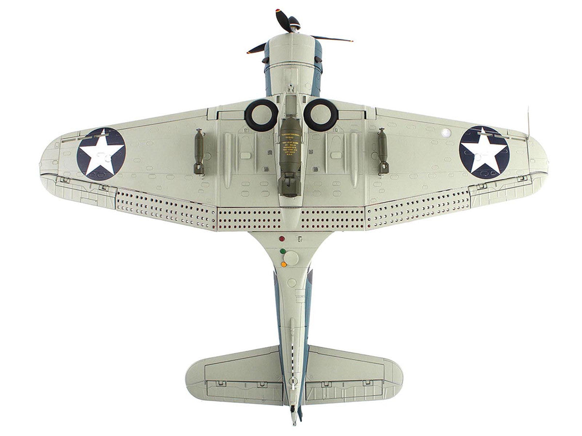 Douglas SBD-3 Dauntless Aircraft "Dusty Kleiss S-7 Scouting Six USS Enterprise" (1942) United States Navy "Premium Collection" 1/32 Diecast Model by Hobby Master LuxuryLifeWay Online Store