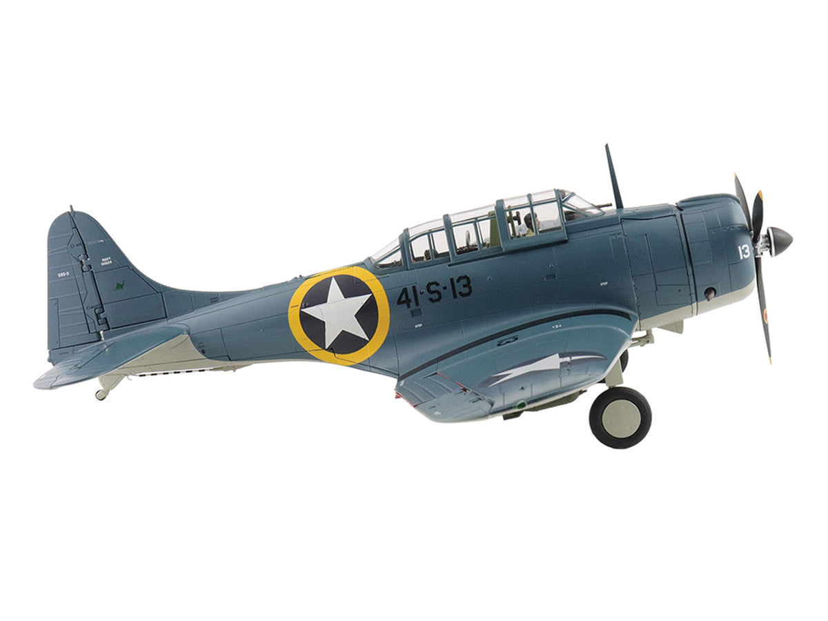 Douglas SBD-3 Dauntless Aircraft "06624 41-S-13 Operation Torch VS-41 USS Ranger" (1942) United States Navy "Premium Collection" 1/32 Diecast Model by Hobby Master LuxuryLifeWay Online Store
