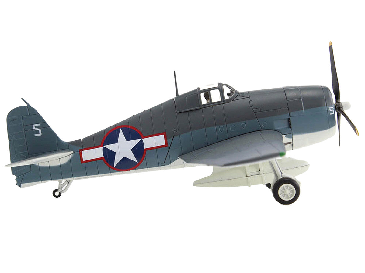 Grumman F6F-3 Hellcat Fighter Aircraft "Ruth-Less Lt. Oscar Chenoweth VF-38 Segi Point Airstrip New Georgia Island" (1943) United States Navy "Air Power Series" 1/72 Diecast Model by Hobby Master LuxuryLifeWay Online Store