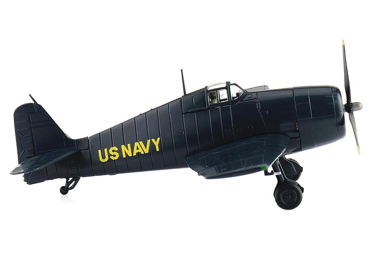 Grumman F6F-5 Hellcat Fighter Aircraft "Blue Angels #1-4 Decals" (1946) United States Navy "Air Power Series" 1/72 Diecast Model by Hobby Master LuxuryLifeWay Online Store