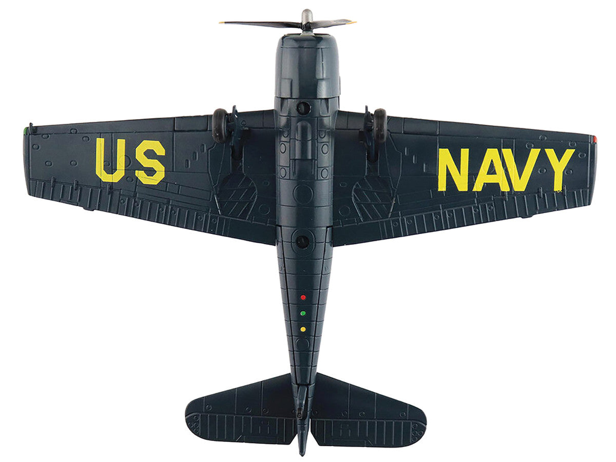 Grumman F6F-5 Hellcat Fighter Aircraft "Blue Angels #1-4 Decals" (1946) United States Navy "Air Power Series" 1/72 Diecast Model by Hobby Master LuxuryLifeWay Online Store