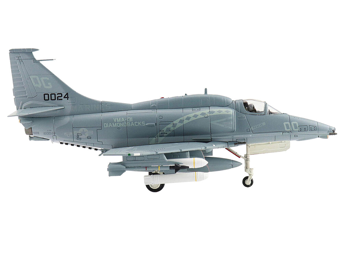 Douglas A-4M Skyhawk Aircraft "VMA-131 Diamondbacks" (1993) United States Marines "Air Power Series" 1/72 Diecast Model by Hobby Master LuxuryLifeWay Online Store