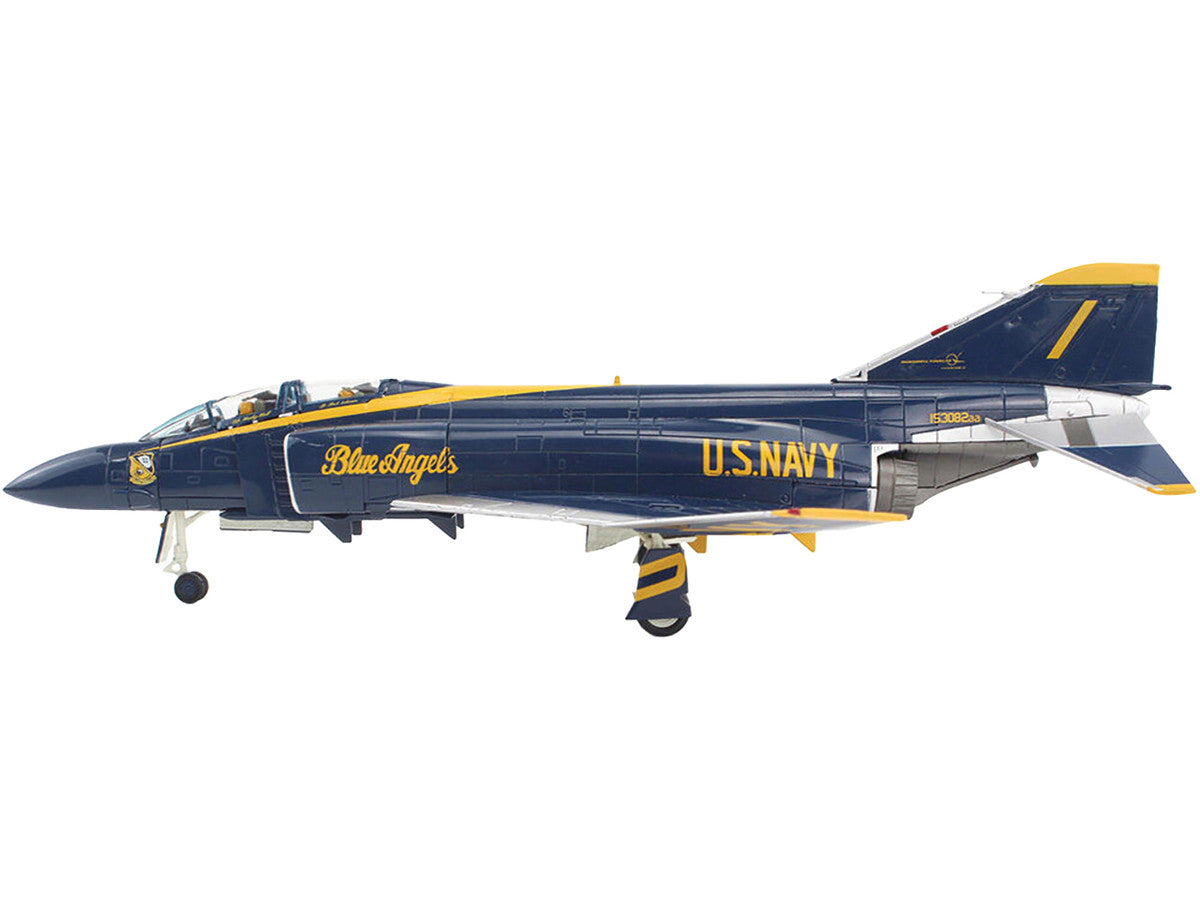 McDonnell Douglas F-4J Phantom II Fighter-Bomber Aircraft "Blue Angels Cdr. Harley Hall 1970 to 1971 Season" United States Navy "Air Power Series" 1/72 Diecast Model by Hobby Master LuxuryLifeWay Online Store