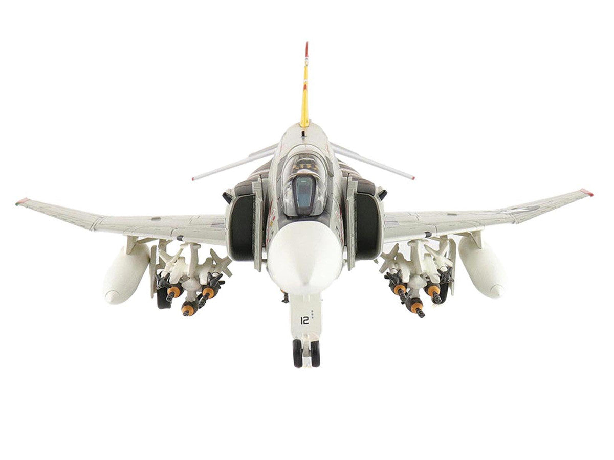 McDonnell Douglas F-4J Phantom II Fighter-Bomber Aircraft "153893 VMFA-312 Checkerboards" (1976) United States Marine Corps "Air Power Series" 1/72 Diecast Model by Hobby Master LuxuryLifeWay Online Store