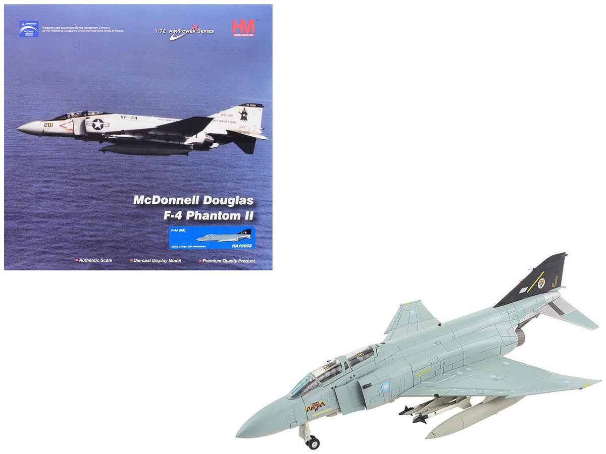 McDonnell Douglas F-4J(UK) Phantom II Fighter-Bomber Aircraft "ZE359 AF Wattisham England" British Royal Air Force "Air Power Series" 1/72 Diecast Model by Hobby Master LuxuryLifeWay Online Store