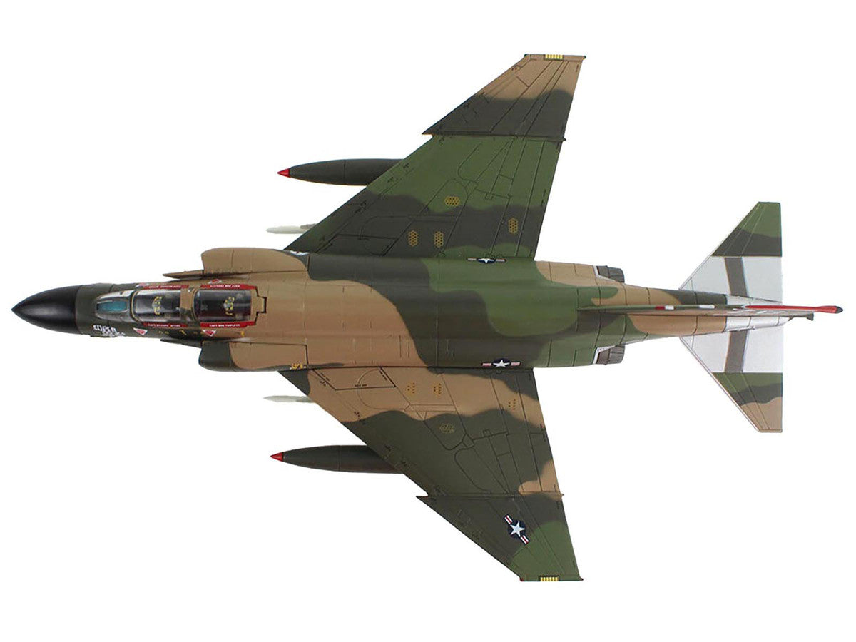 McDonnell Douglas EF-4C Wild Weasel Fighter-Bomber Aircraft "64-0840 67th TFS Korat RTAFB Super Cocks Swiss Samilar" (1971) United States Air Force "Air Power Series" 1/72 Diecast Model by Hobby Master LuxuryLifeWay Online Store