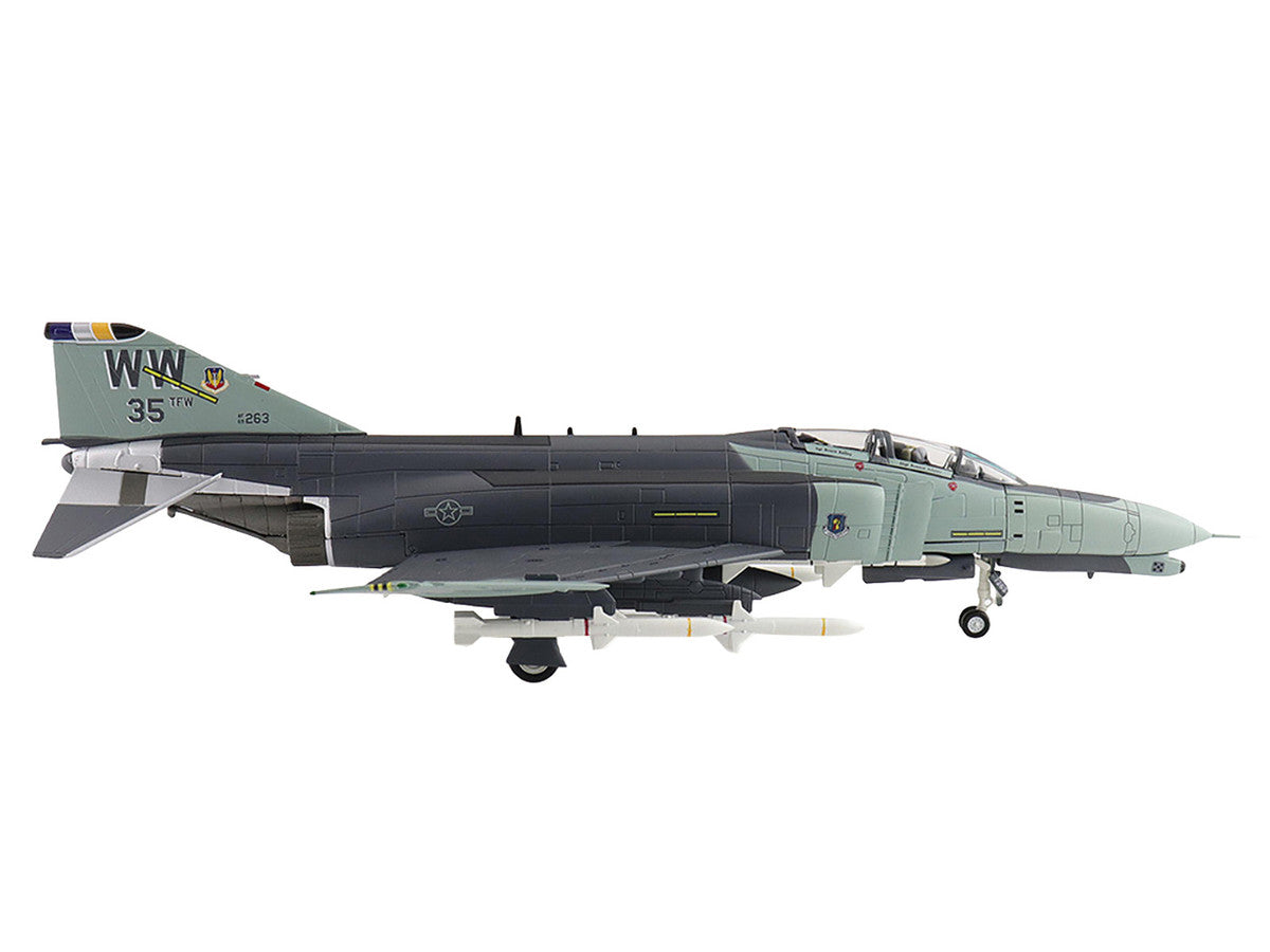 McDonnell Douglas F-4G Phantom II Fighter-Bomber Aircraft "Wild Weasels 69-7253 561st TFS 35th TFW George AFB" (1991) United States Air Force "Air Power Series" 1/72 Diecast Model by Hobby Master LuxuryLifeWay Online Store