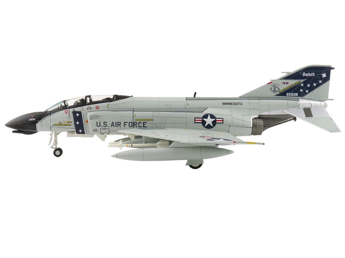 McDonnell Douglas F-4D Phantom II Fighter-Bomber Aircraft "65608 148th Fighter-Interceptor Group Minnesota Air National Guard Duluth International Airport" (1984) United States Air Force "Air Power Series" 1/72 Diecast Model by Hobby Master LuxuryLifeWay Online Store