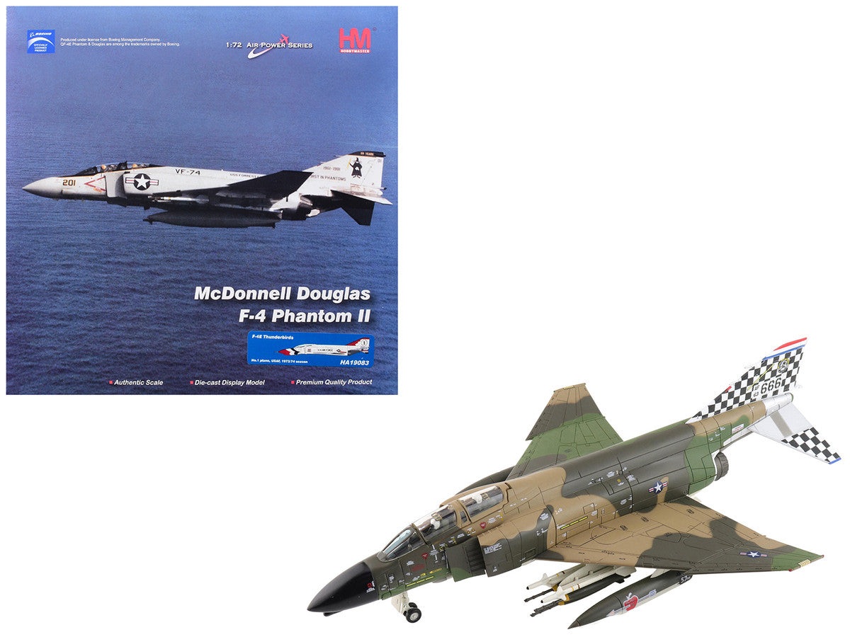 McDonnell Douglas F-4C Phantom II Fighter-Bomber Aircraft "63-7666 William Tell 57th FIS Keflavik Airport Iceland" (1977) United States Air Force "Air Power Series" 1/72 Diecast Model by Hobby Master LuxuryLifeWay Online Store