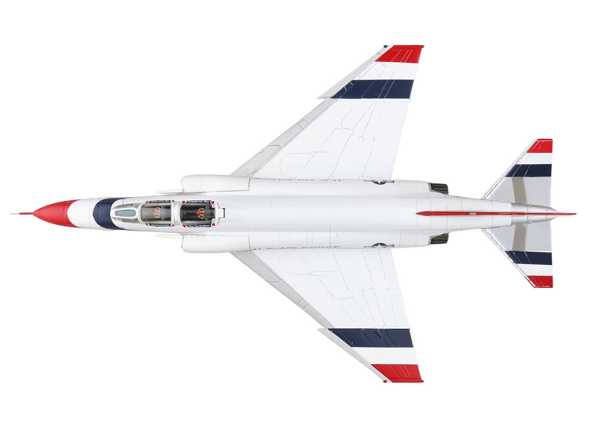 McDonnell Douglas F-4E Phantom II Fighter-Bomber Aircraft "Thunderbirds No.1 Plane 1973/74 Season" United States Air Force "Air Power Series" 1/72 Diecast Model by Hobby Master LuxuryLifeWay Online Store