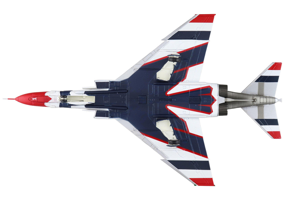 McDonnell Douglas F-4E Phantom II Fighter-Bomber Aircraft "Thunderbirds No.1 Plane 1973/74 Season" United States Air Force "Air Power Series" 1/72 Diecast Model by Hobby Master LuxuryLifeWay Online Store
