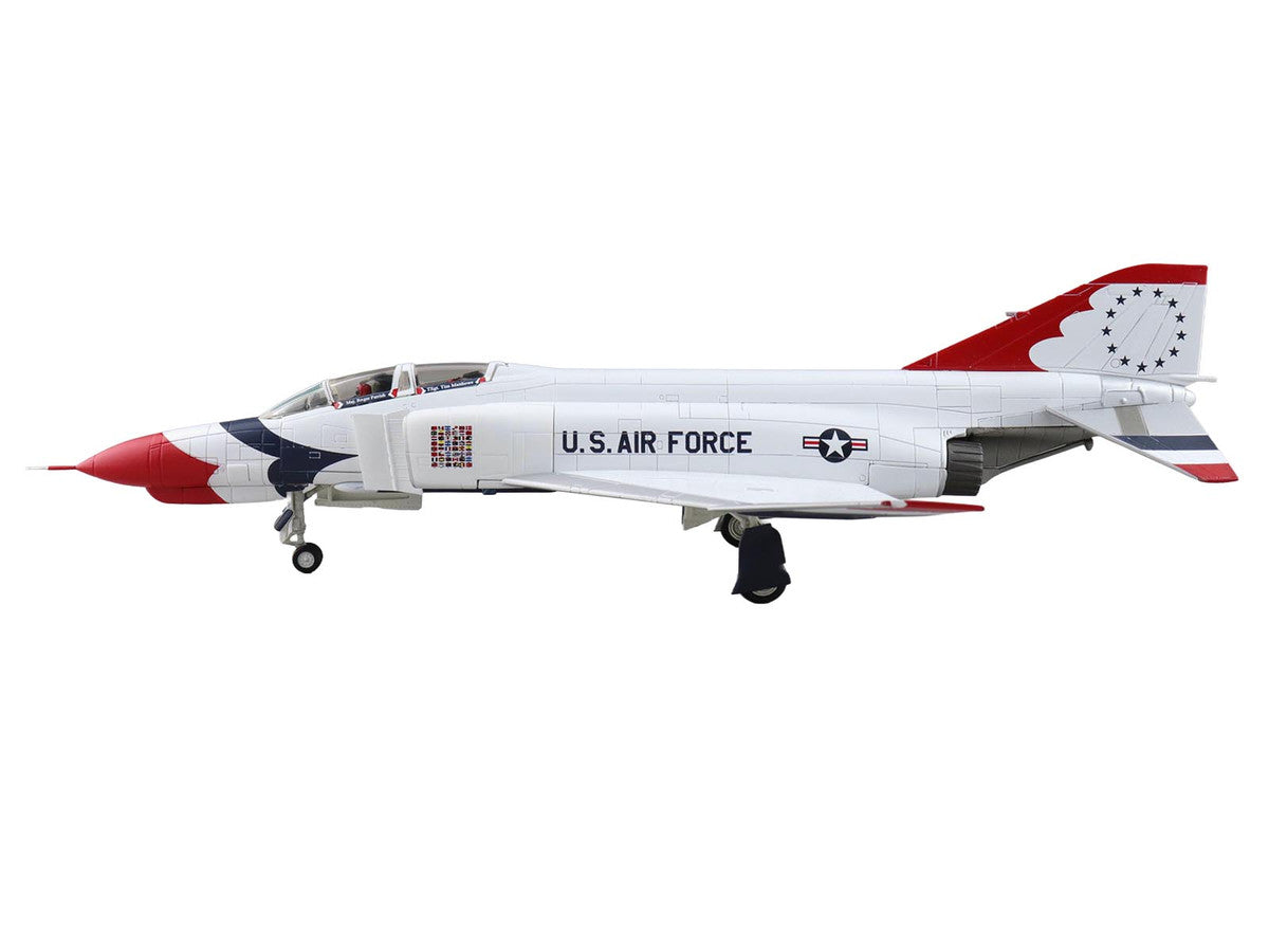 McDonnell Douglas F-4E Phantom II Fighter-Bomber Aircraft "Thunderbirds with Decals for No.1 to 7 planes 1973/74 Season" United States Air Force "Air Power Series" 1/72 Diecast Model by Hobby Master LuxuryLifeWay Online Store