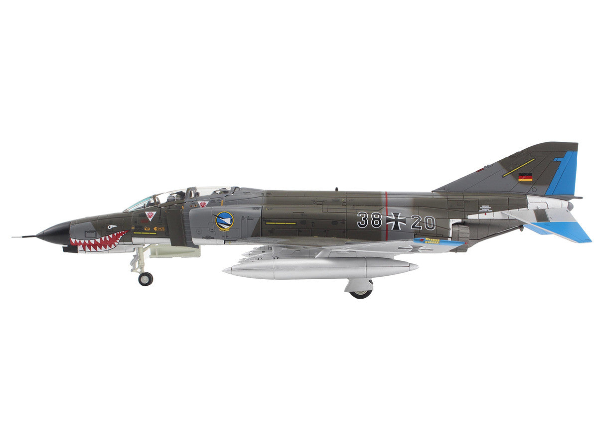 McDonnell Douglas F-4F Phantom II Fighter-Bomber Aircraft "Jagdgeschwader 74 (JG 74) Molders" (1982) German Luftwaffe "Air Power Series" 1/72 Diecast Model by Hobby Master LuxuryLifeWay Online Store