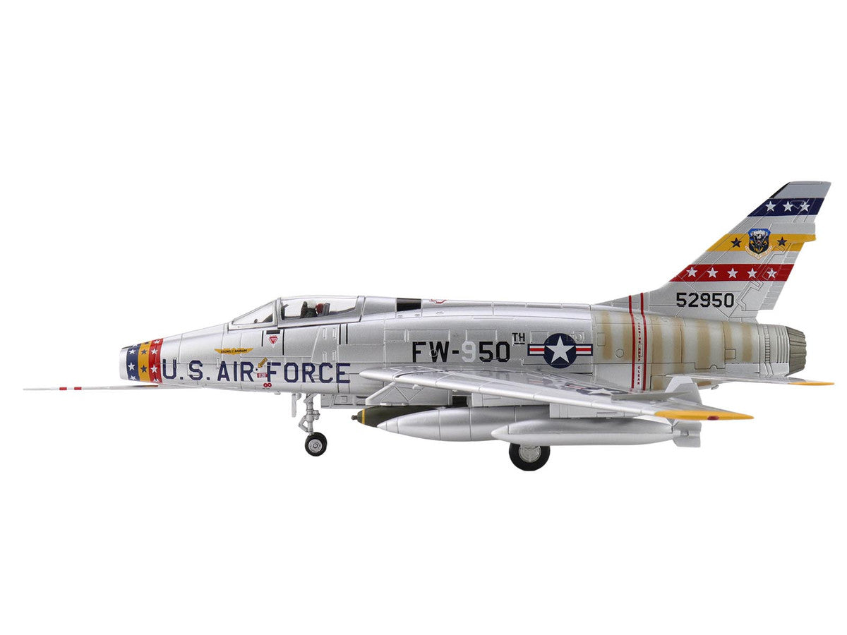 North American F-100D Super Sabre Fighter Aircraft "FW-871 81st TFS 50th TFW France" (1958) United States Air Force "Air Power Series" 1/72 Diecast Model by Hobby Master LuxuryLifeWay Online Store