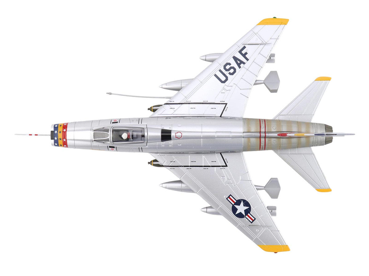 North American F-100D Super Sabre Fighter Aircraft "FW-871 81st TFS 50th TFW France" (1958) United States Air Force "Air Power Series" 1/72 Diecast Model by Hobby Master LuxuryLifeWay Online Store