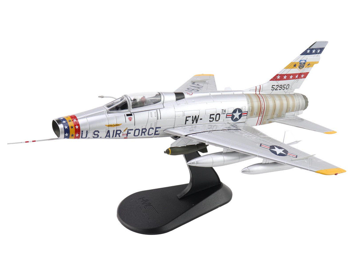 North American F-100D Super Sabre Fighter Aircraft "FW-871 81st TFS 50th TFW France" (1958) United States Air Force "Air Power Series" 1/72 Diecast Model by Hobby Master LuxuryLifeWay Online Store