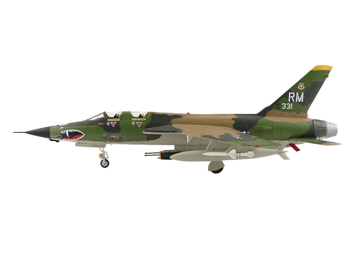 Republic F-105F Thunderchief Fighter-Bomber Aircraft "63-8331 Red River Showboat 354th Tactical Fighter Squadron 355th Tactical Fighter Wing Takhli Royal Thai AFB" United States Air Force "Air Power Series" 1/72 Diecast Model by Hobby Master LuxuryLifeWay Online Store