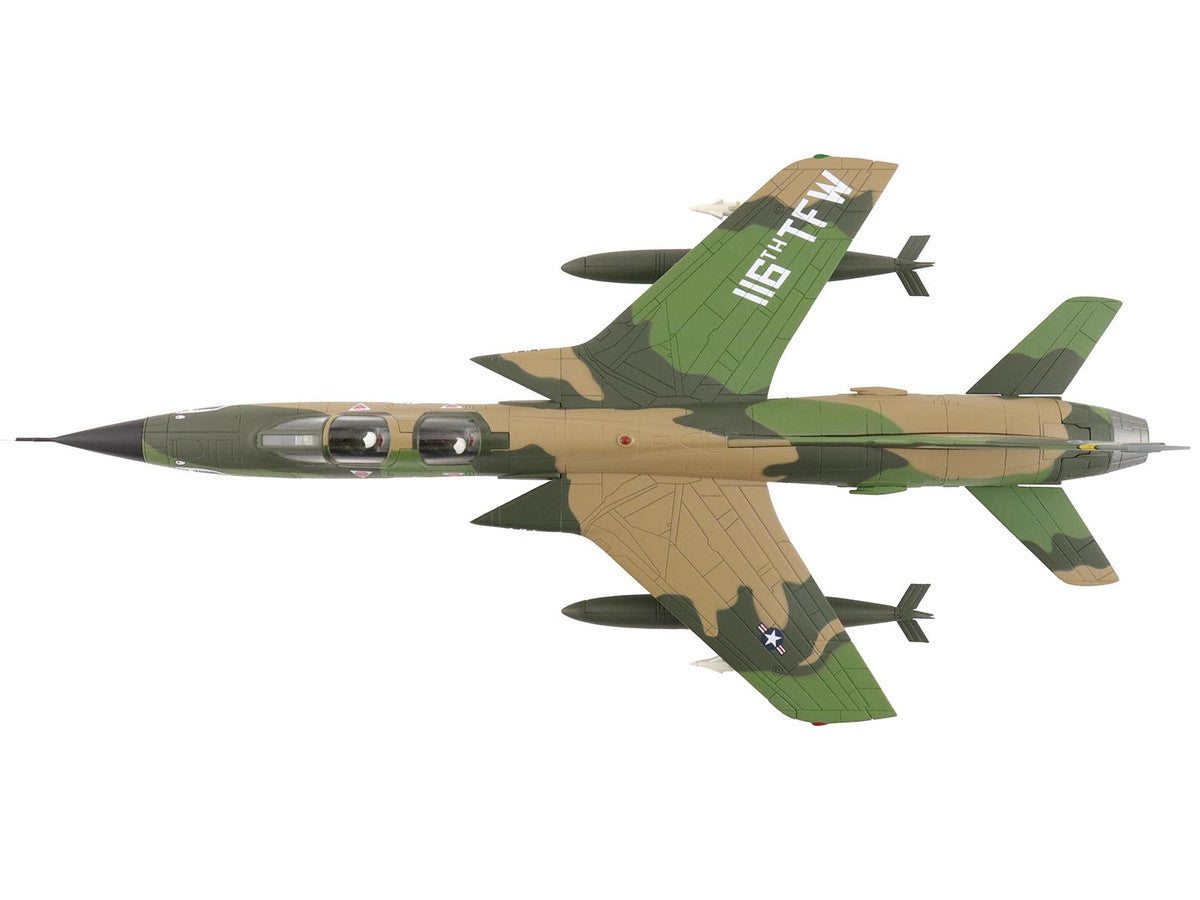 Republic F-105F Thunderchief Fighter-Bomber Aircraft "63-8299 Peach 91 128th Tactical Fighter Squadron Georgia ANG Dobbins Air Reserve Base" United States Air Force "Air Power Series" 1/72 Diecast Model by Hobby Master LuxuryLifeWay Online Store
