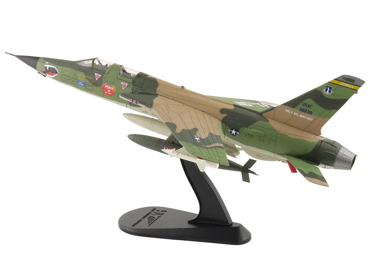 Republic F-105F Thunderchief Fighter-Bomber Aircraft "63-8299 Peach 91 128th Tactical Fighter Squadron Georgia ANG Dobbins Air Reserve Base" United States Air Force "Air Power Series" 1/72 Diecast Model by Hobby Master LuxuryLifeWay Online Store