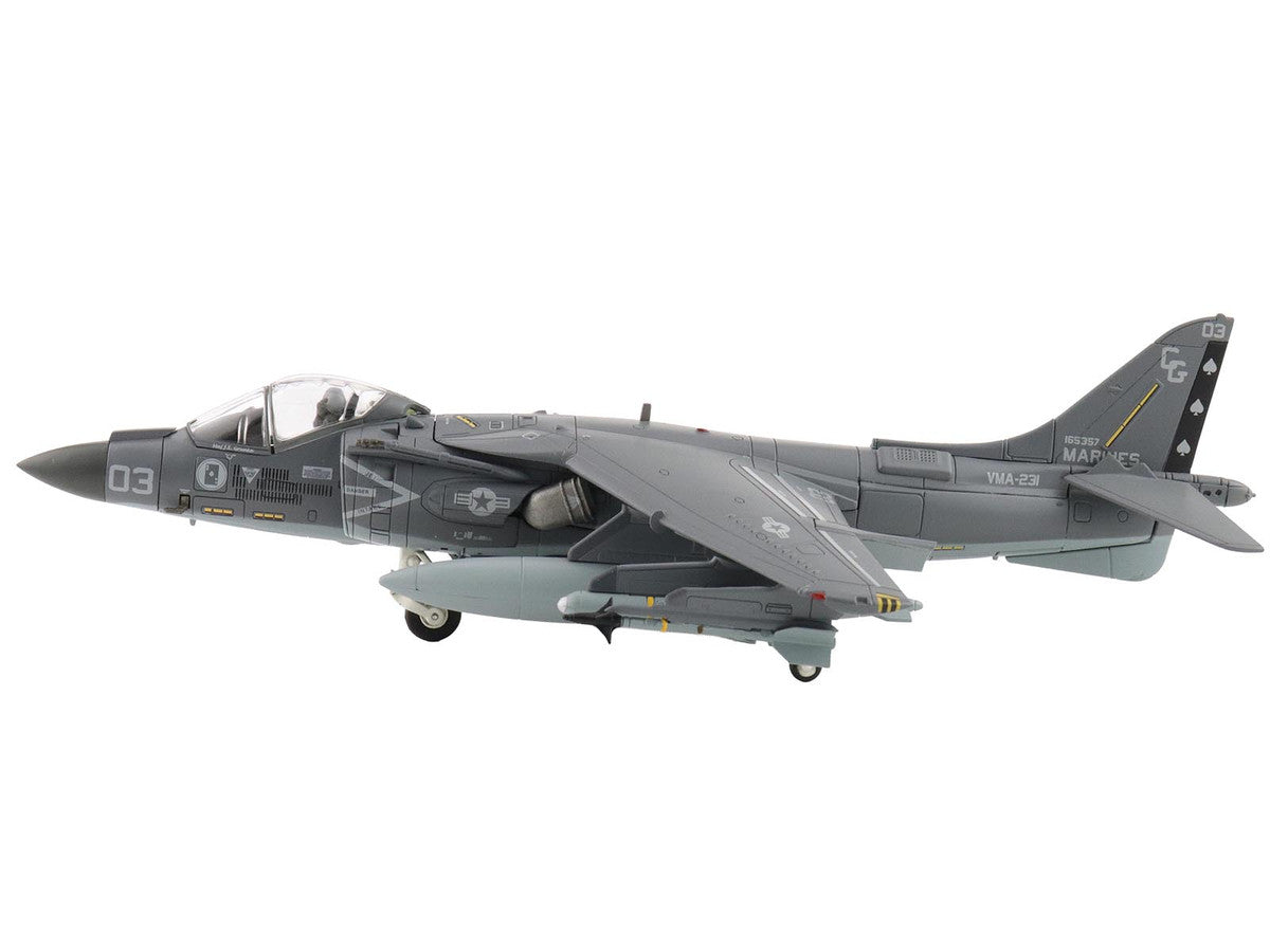 McDonnell Douglas AV-8B Plus Harrier II Aircraft "165357 VMA-231 Ace of Spades Operation Inherent Resolve USCENTCOM" (2017) United States Marine Corps "Air Power Series" 1/72 Diecast Model by Hobby Master LuxuryLifeWay Online Store