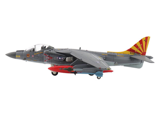British Aerospace AV-8B Harrier II Plus Aircraft "164569 VMA-223 Bulldogs MCAS Cherry Point" (2025) United States Marine Corps "Air Power Series" 1/72 Diecast Model by Hobby Master LuxuryLifeWay Online Store