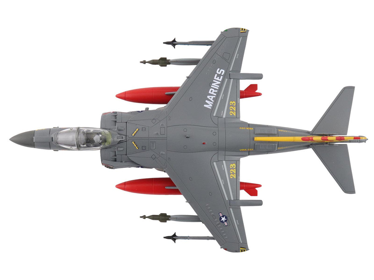 British Aerospace AV-8B Harrier II Plus Aircraft "164569 VMA-223 Bulldogs MCAS Cherry Point" (2025) United States Marine Corps "Air Power Series" 1/72 Diecast Model by Hobby Master LuxuryLifeWay Online Store