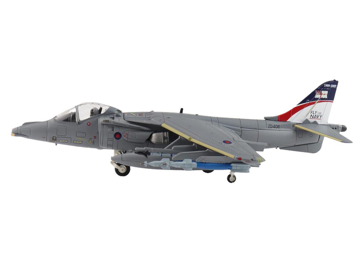 British Aerospace Harrier GR.9 Aircraft "ZD406 Royal Navy Strike Wing RAF Station Cottesmore" (2009) British Royal Air Force/Navy "Air Power Series" 1/72 Diecast Model by Hobby Master LuxuryLifeWay Online Store