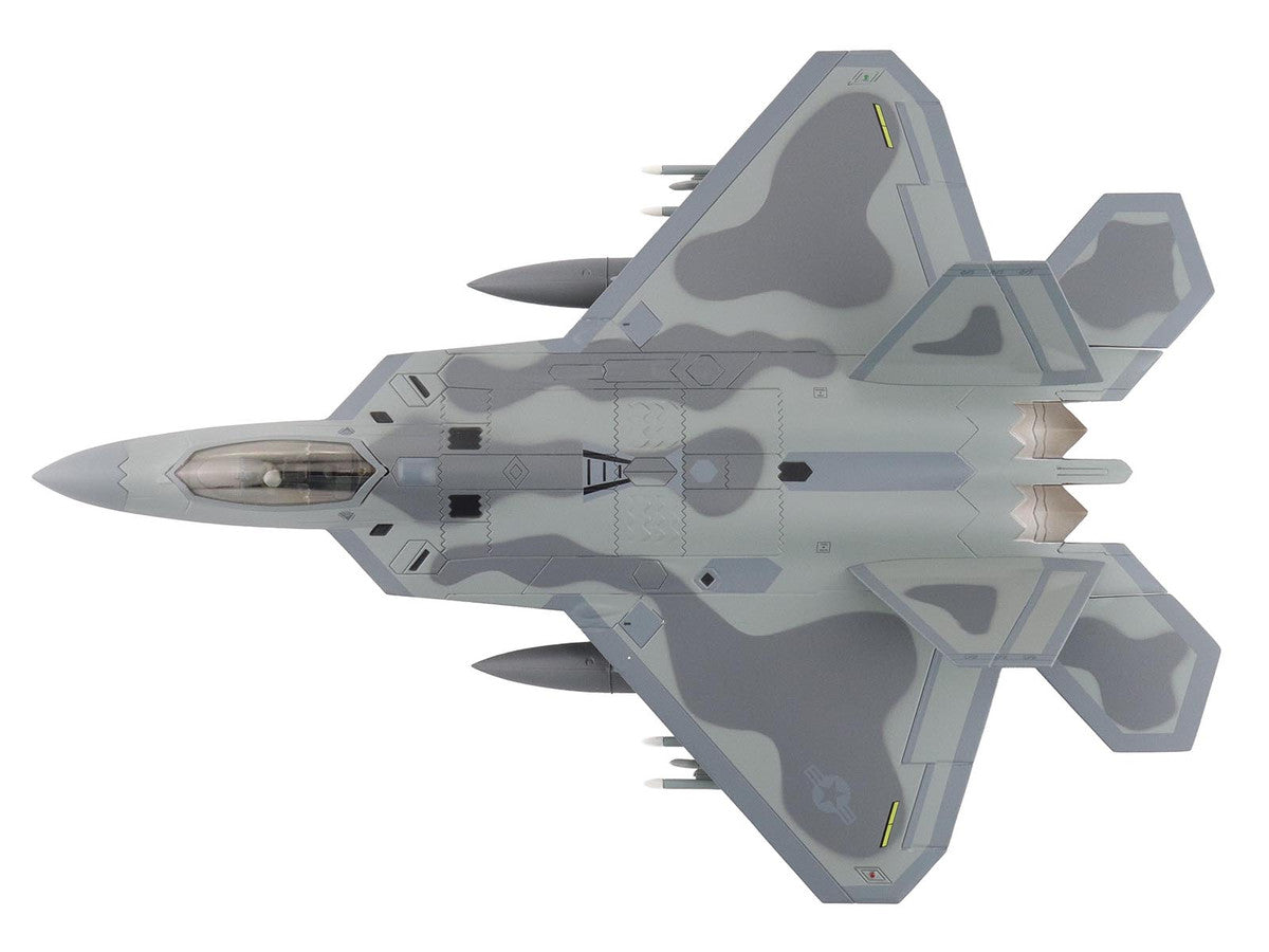 Lockheed F-22 Raptor Stealth Aircraft "09-4190 90th Fighter Squadron 100th Anniversary Elmendorf Air Base" (2017) United States Air Force "Air Power Series" 1/72 Diecast Model by Hobby Master LuxuryLifeWay Online Store