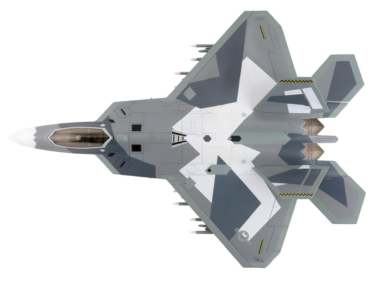 Lockheed F-22 Raptor Stealth Aircraft "Splinter Camouflage" United States Air Force "Air Power Series" 1/72 Diecast Model by Hobby Master LuxuryLifeWay Online Store