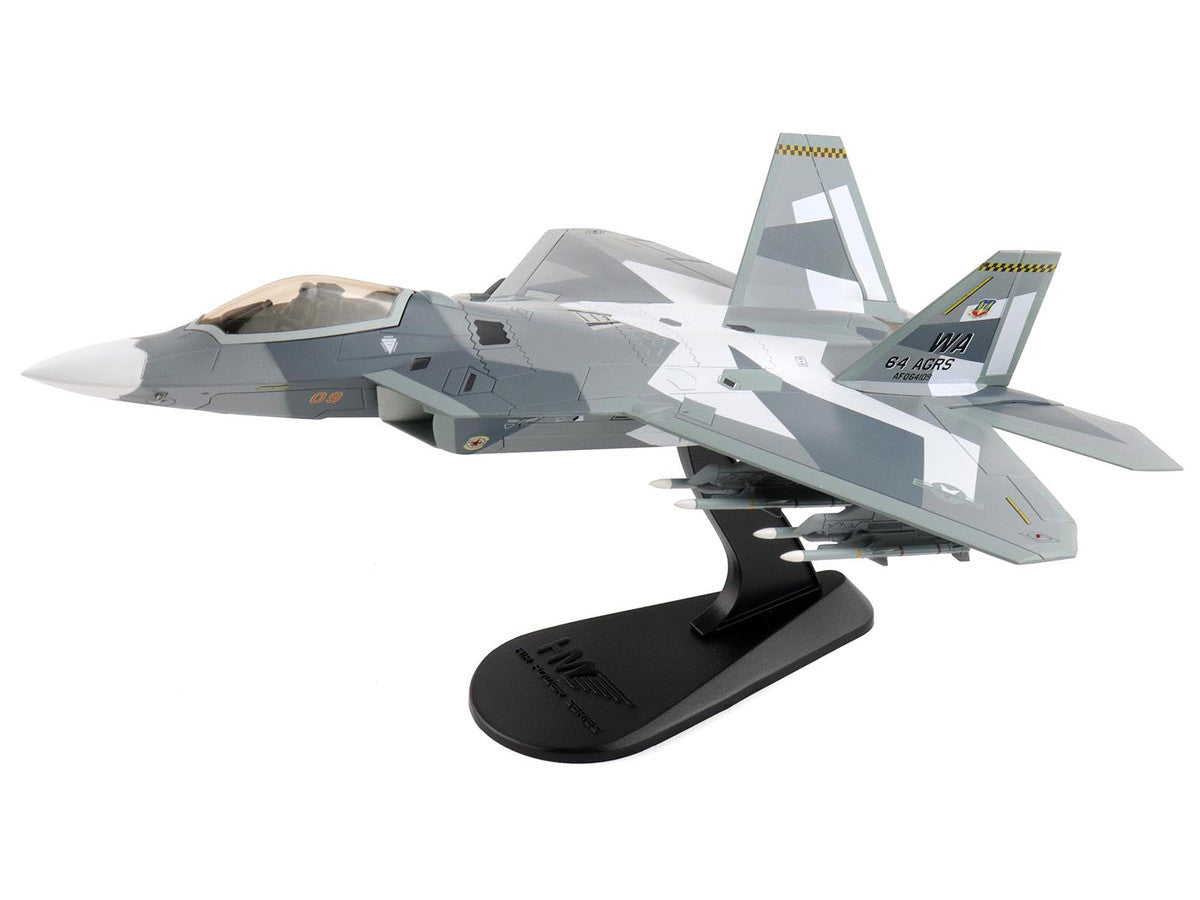 Lockheed F-22 Raptor Stealth Aircraft "Splinter Camouflage" United States Air Force "Air Power Series" 1/72 Diecast Model by Hobby Master LuxuryLifeWay Online Store