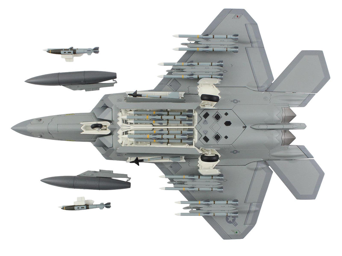 Lockheed F-22 Raptor Stealth Aircraft "01-4023 Major Joshua 'Cabo' Gunderson 43rd FS 325th FW Tyndall AFB" United States Air Force "Air Power Series" 1/72 Diecast Model by Hobby Master LuxuryLifeWay Online Store