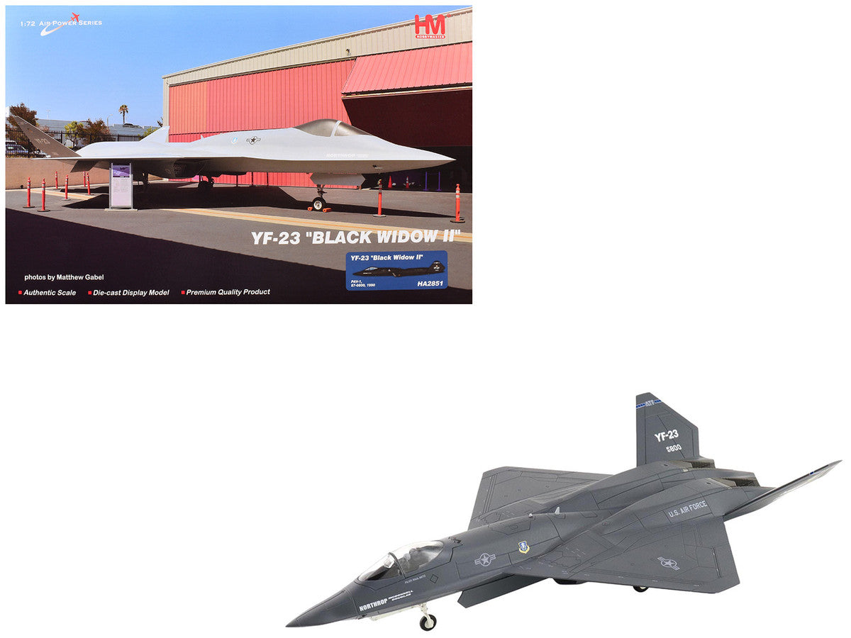 Northrop YF-23 Black Widow II Stealth Fighter Aircraft "#87-0800 PAV-1" (1990) United States Air Force "Air Power Series" 1/72 Diecast Model by Hobby Master LuxuryLifeWay Online Store
