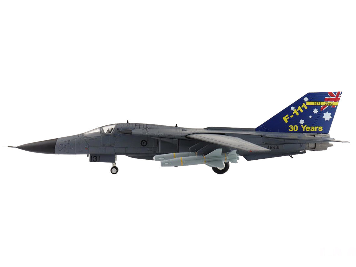 General Dynamics F-111C Pig Aircraft "A8-131 F-111 Operations 30th Anniversary" (2003) Royal Australian Air Force "Air Power Series" 1/72 Diecast Model by Hobby Master LuxuryLifeWay Online Store