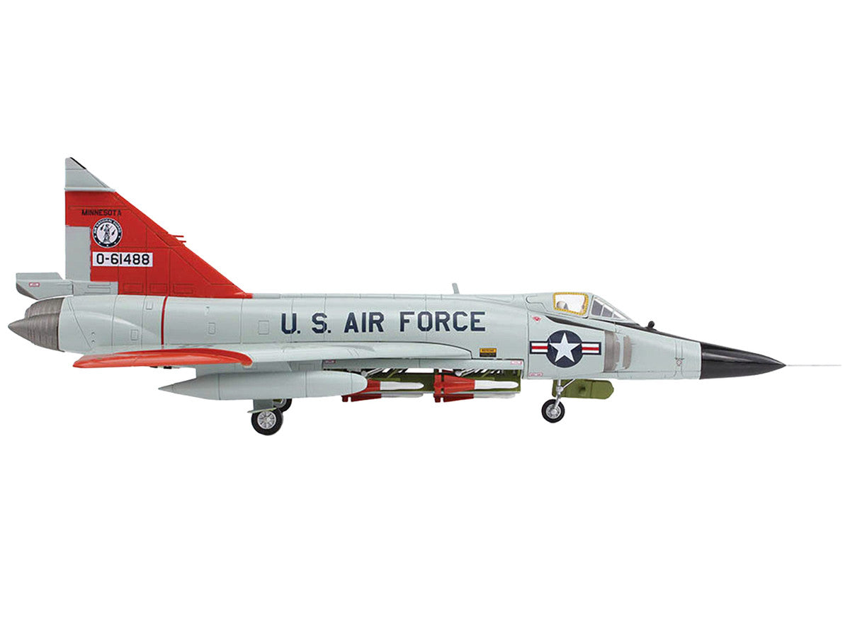 Convair F-102A Delta Dagger Interceptor Aircraft "179th Fighter Interceptor Squadron Minnesota Air National Guard" (1966) United States Air Force "Air Power Series" 1/72 Diecast Model by Hobby Master LuxuryLifeWay Online Store