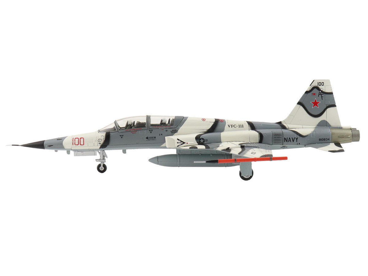 Northrop F-5F Tiger II Aircraft "810834 Franken Tiger VFC-111 Sundowners" (2023) United States Navy "Air Power Series" 1/72 Diecast Model by Hobby Master LuxuryLifeWay Online Store