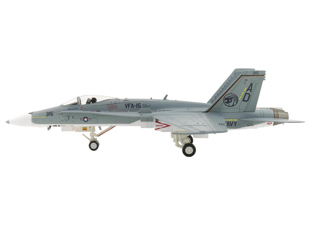 McDonnell Douglas F/A-18C Hornet Aircraft "VFA-15 Retro TAC Demo Jet VFA-106 Gladiators" (2017) United States Navy "Air Power Series" 1/72 Diecast Model by Hobby Master LuxuryLifeWay Online Store