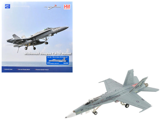 McDonnell Douglas F/A-18C Hornet Aircraft "VFA-15 Retro TAC Demo Jet VFA-106 Gladiators" (2017) United States Navy "Air Power Series" 1/72 Diecast Model by Hobby Master LuxuryLifeWay Online Store