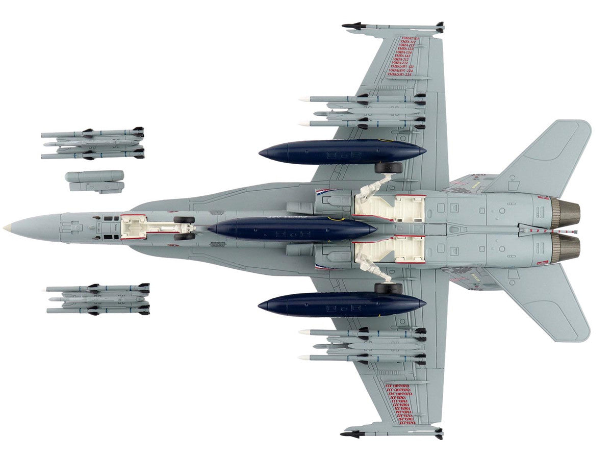 McDonnell Douglas F/A-18D Hornet Aircraft "164874 US Marines 250 Years VMFA-112 Cowboys" (2025) United States Marines "Air Power Series" 1/72 Diecast Model by Hobby Master LuxuryLifeWay Online Store