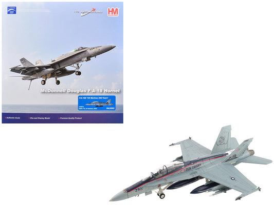 McDonnell Douglas F/A-18D Hornet Aircraft "164874 US Marines 250 Years VMFA-112 Cowboys" (2025) United States Marines "Air Power Series" 1/72 Diecast Model by Hobby Master LuxuryLifeWay Online Store