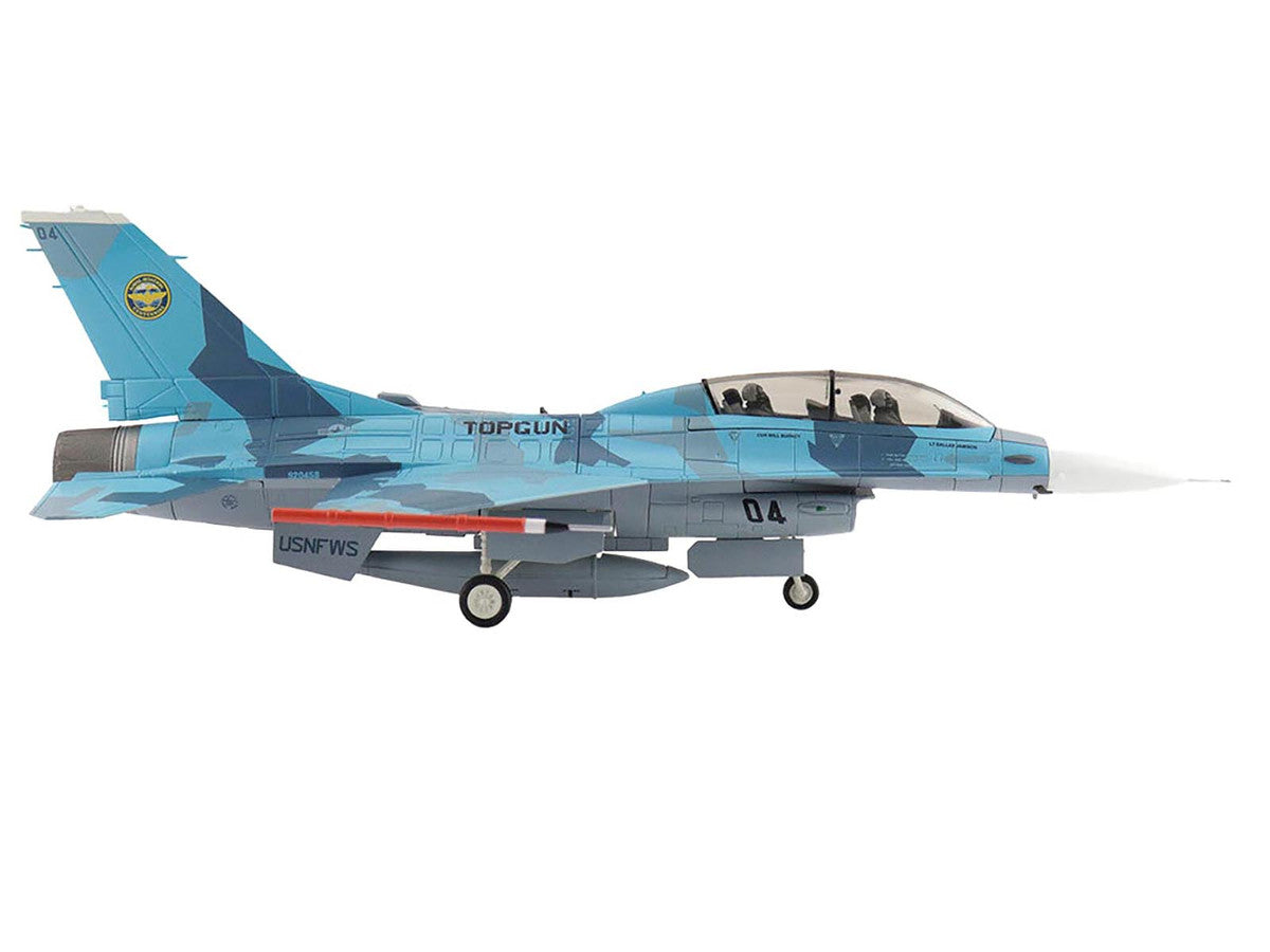 Lockheed F-16B Fighting Falcon Fighter Aircraft "Top Gun 04 Centennial of Naval Aviation" United States Navy "Air Power Series" 1/72 Diecast Model by Hobby Master LuxuryLifeWay Online Store
