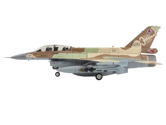 Lockheed F-16D Fighting Falcon Fighter Aircraft "628 Barak 105 Squadron The Scorpion" Israeli Air Force "Air Power Series" 1/72 Diecast Model by Hobby Master LuxuryLifeWay Online Store