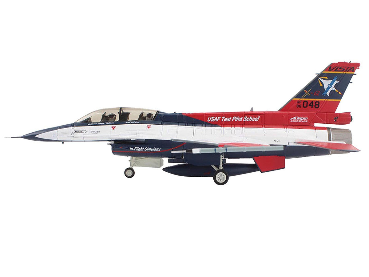 General Dynamics X-62A VISTA Aircraft "86-0048 USAF Test Pilot School Edwards Air Force Base" (2024) United States Air Force "Air Power Series" 1/72 Diecast Model by Hobby Master LuxuryLifeWay Online Store