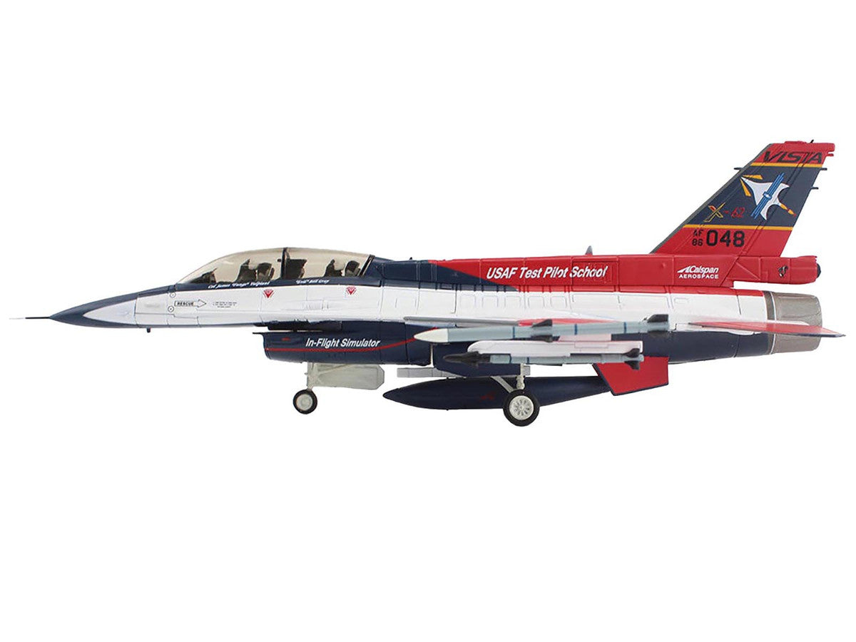 General Dynamics X-62A VISTA Aircraft with Missiles "86-0048 USAF Test Pilot School Edwards Air Force Base" (2024) United States Air Force "Air Power Series" 1/72 Diecast Model by Hobby Master LuxuryLifeWay Online Store