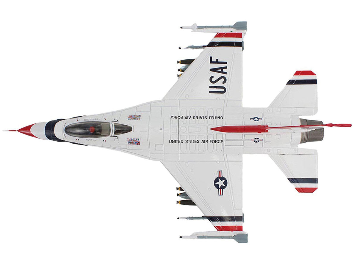 Lockheed F-16C Fighting Falcon Fighter Aircraft "No.10 Thunderbirds Warbird" United States Air Force "Air Power Series" 1/72 Diecast Model by Hobby Master LuxuryLifeWay Online Store