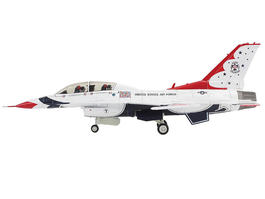 Lockheed F-16D Fighting Falcon Fighter Aircraft "No.7 Thunderbirds Nellis Air Force Base" (2017) United States Air Force "Air Power Series" 1/72 Diecast Model by Hobby Master LuxuryLifeWay Online Store