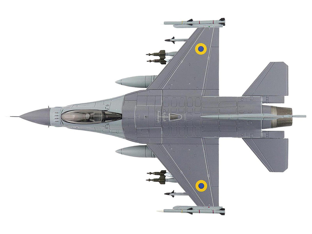 Lockheed F-16AM Fighting Falcon Fighter Aircraft "UA24-3596 Pylon Integrated Dispenser System Plus" (2024) Ukrainian Air Force "Air Power Series" 1/72 Diecast Model by Hobby Master LuxuryLifeWay Online Store